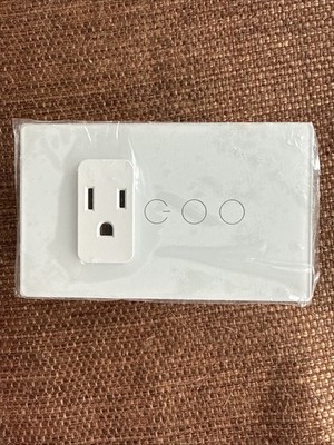 Melery Wifi Smart Tuya Light Switch Intelligent Wall Socket US Plug Panel Remote