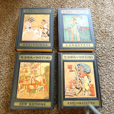 My Book Of History - Olive Beaupre Miller Harry Baum 4 volumes 1929-1933