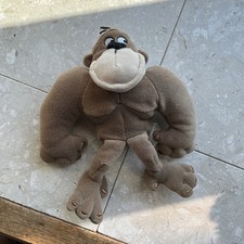 Vintage Disney Store Exclusive George Of The Jungle Ape 8" Bean Bag Plush