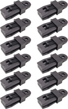 Heavy Duty Lock Grip Tarp Clips - 12 Pcs, Tent  Awning Tarp Clamps for Canopy 