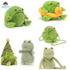 Jellycat Amuseables Ricky Rain Frog, NWT Plush Collectible with Tags & Dust Bag
