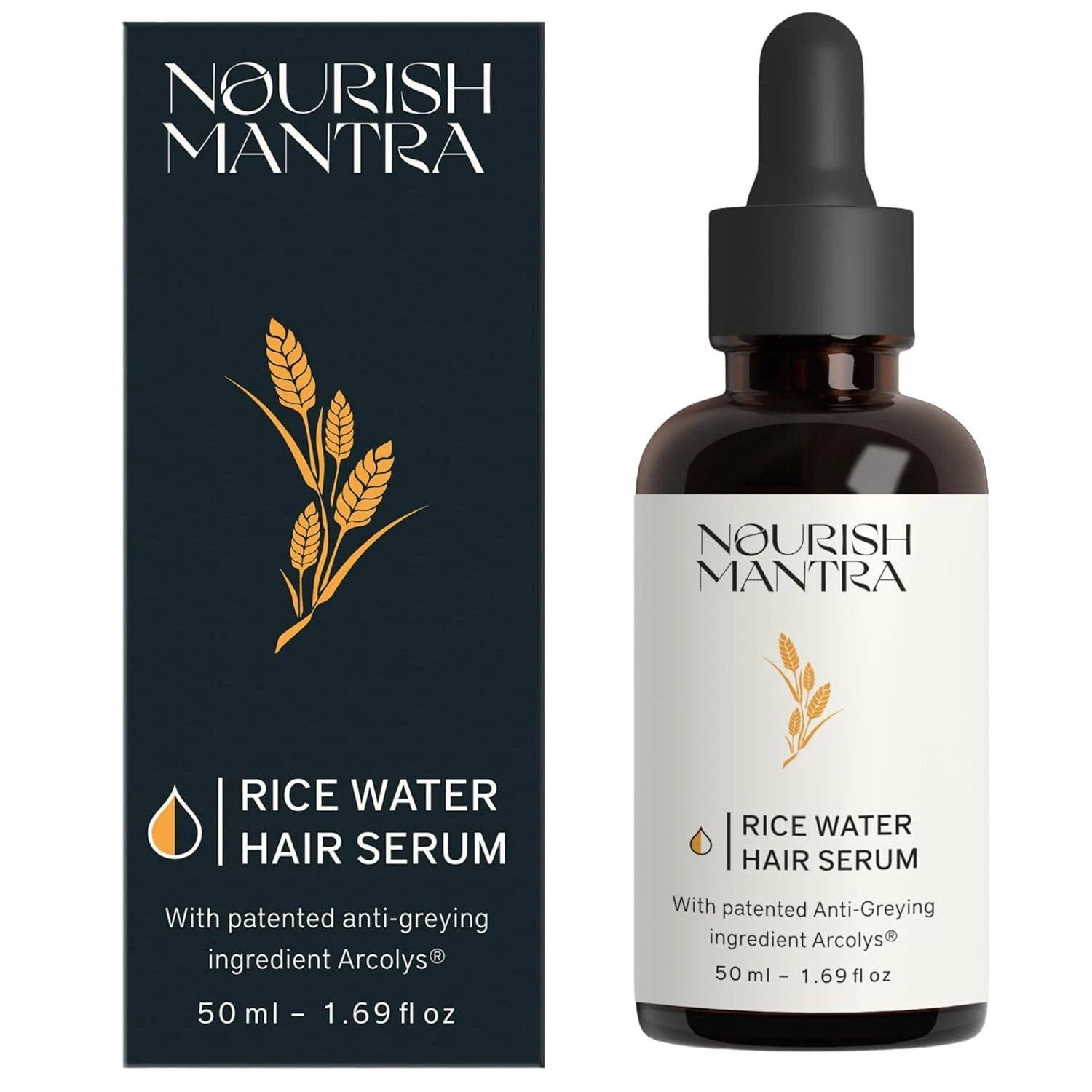 Nourish Mantra Rice Water Serum For All Hair Types 50ml