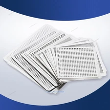 27Pcs BGA Heated Directly Universal Reballing Stencils
