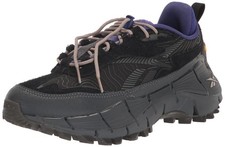 Reebok Unisex Adult Zig Kinetica 2.5 Edge Sneaker, Black/Pure Grey/Bold Purple,