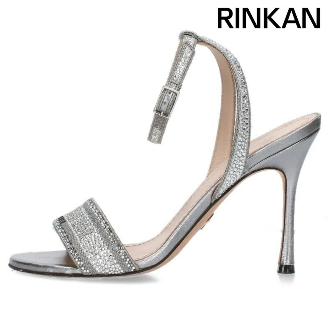 Sandales à talons Dior Christian Dawy logo strass femme 36 occasion dc2eb2ae5a771