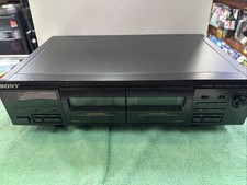 SONY TC-WR661 DUAL CASSETTE DECK AUTO REVERSE PLAYER - Tested