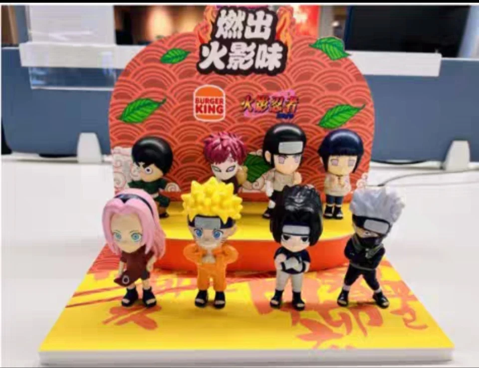 2025 Burger King Naruto Characters Happy Meal Toys Completed Set Of 8 - Image 2 of 4