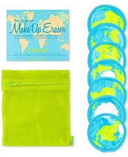 MakeUp Eraser Reusable Makeup Remover Pads 7-day Set Earth World Travel Gift NWT