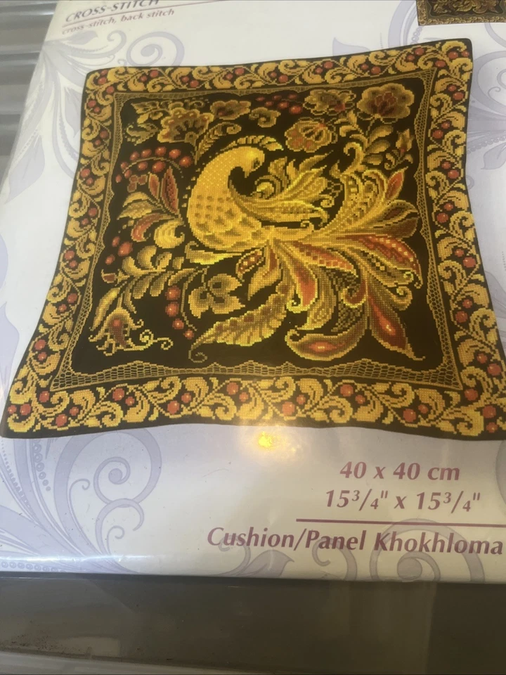 Riolis Cross Stitch Kit 1758 - Khokhloma Painting - image 3 of 4
