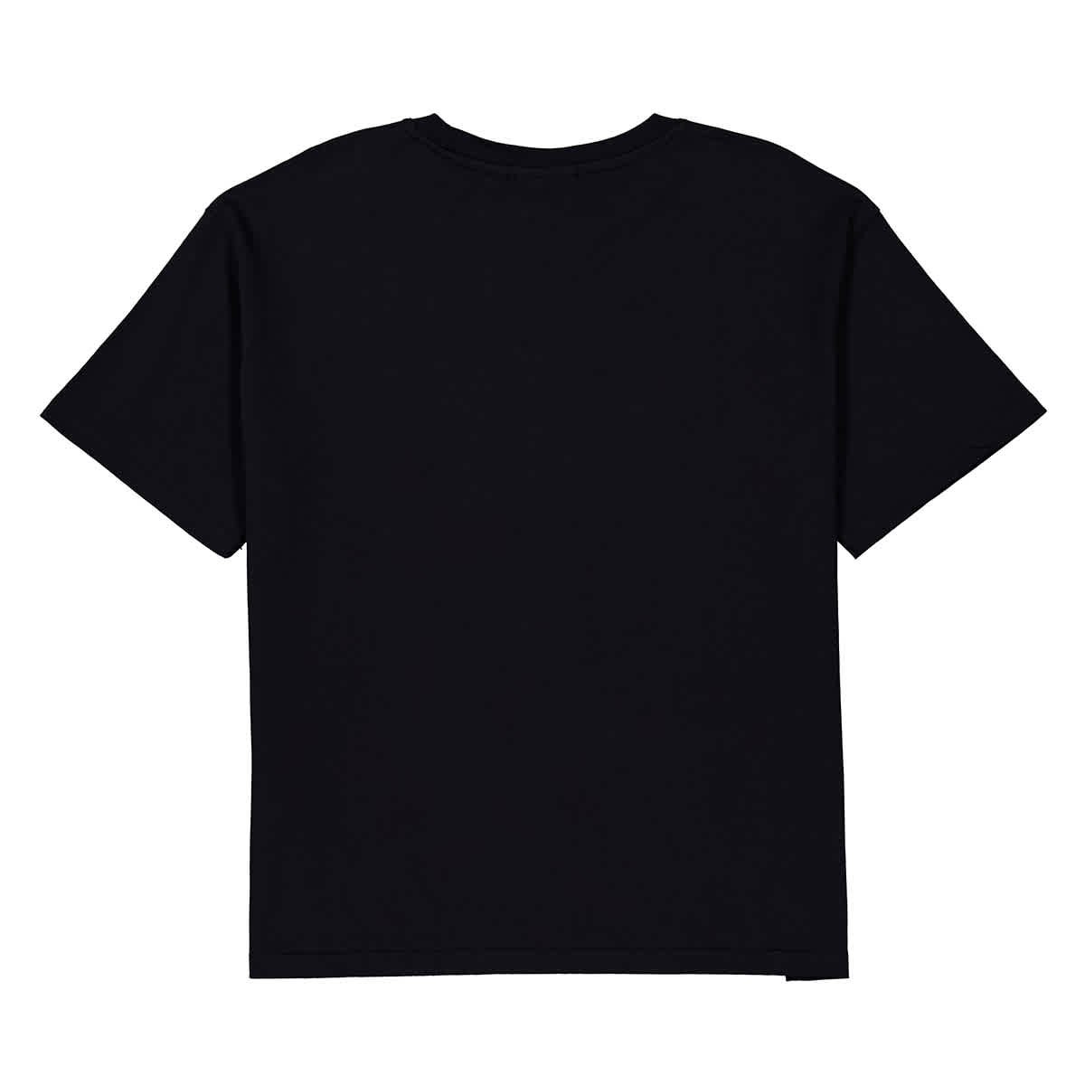GCDS Black Logo Lounge Cotton T-Shirt
