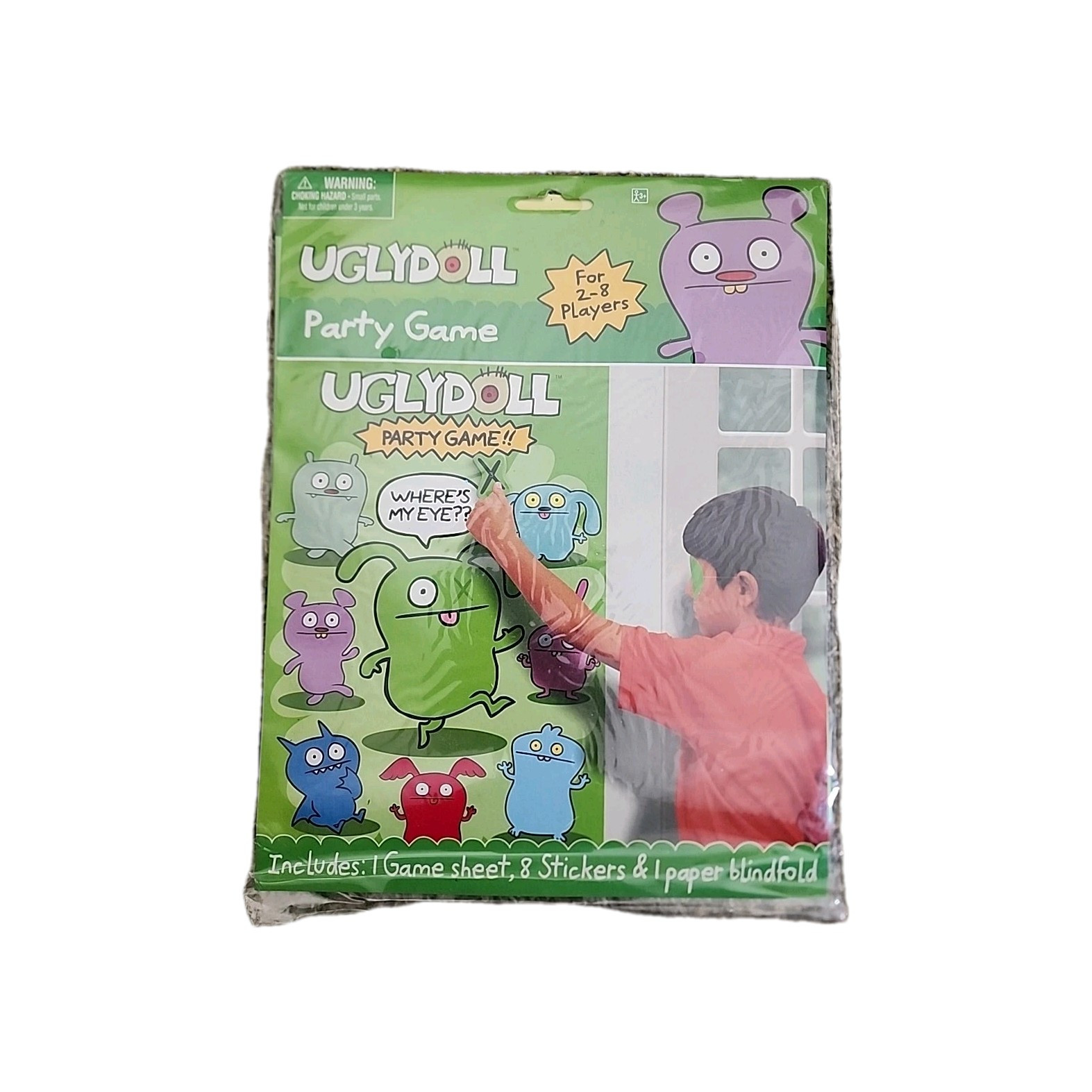 Cartoon Kids Birthday Party Supplies Pin The Eyes Game