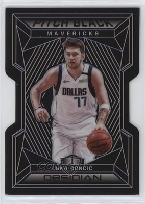 2019-20 Panini Obsidian Pitch Black Electric Etch Purple 1/50 Luka Doncic #7 6fs