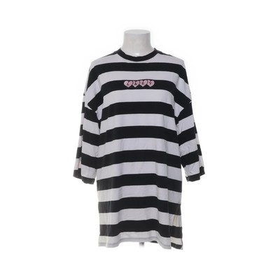 Lazy Oaf, Tunika, Größe: M, Weiß/Schwarz, Baumwolle/Elasthan, Streifen -dGy