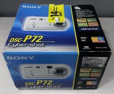 Sony Cyber-shot DSC-P72 3.2MP Digital Camera - Silver