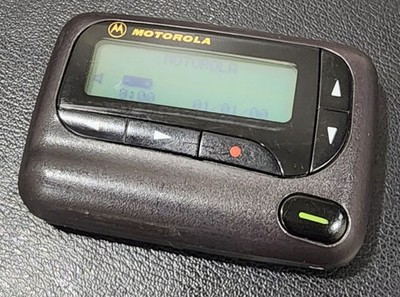 MOTOROLA MOBILE COMM MOBILECOMM PAGER BEEPER BLACK