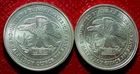 2- 1/2 oz. NorthWest Territorial Mint Eagle Rounds 1 Troy oz..999 Silver Total