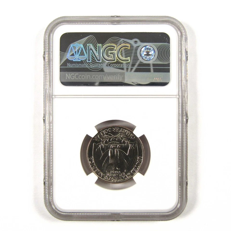 1981 P Washington Quarter MS 67 NGC Clad 25c Uncirculated SKU:I9542 - Image 2 of 4