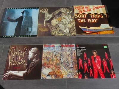6 LP´s, Kate Bush,Rod Stewart, Steve Kilbey, Garland Jeffries,Salif Keita,B.Crok