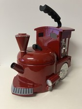 Vtg Kamenstein World of Motion Steam Train Kettle Engine No 613 Red Tea Kettle