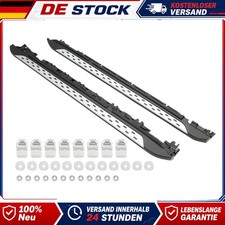 Trittstufe f&uuml;r Mercedes GLK Klasse X204 2008-2015 Silber Alu Montage