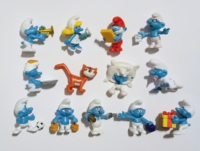 THE SMURFS 3D FIGURINES SET PEYO ALBERT HEIJN - FIGURES COLLECTIBLES MINIATURES