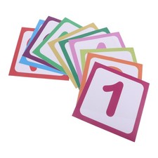 10pcs Hopscotch Stickers Decals: 1-10 Number Wall Decals Floor Stickers for