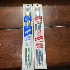 Vintage Size 6 Double Point 7inch Knitting Needles