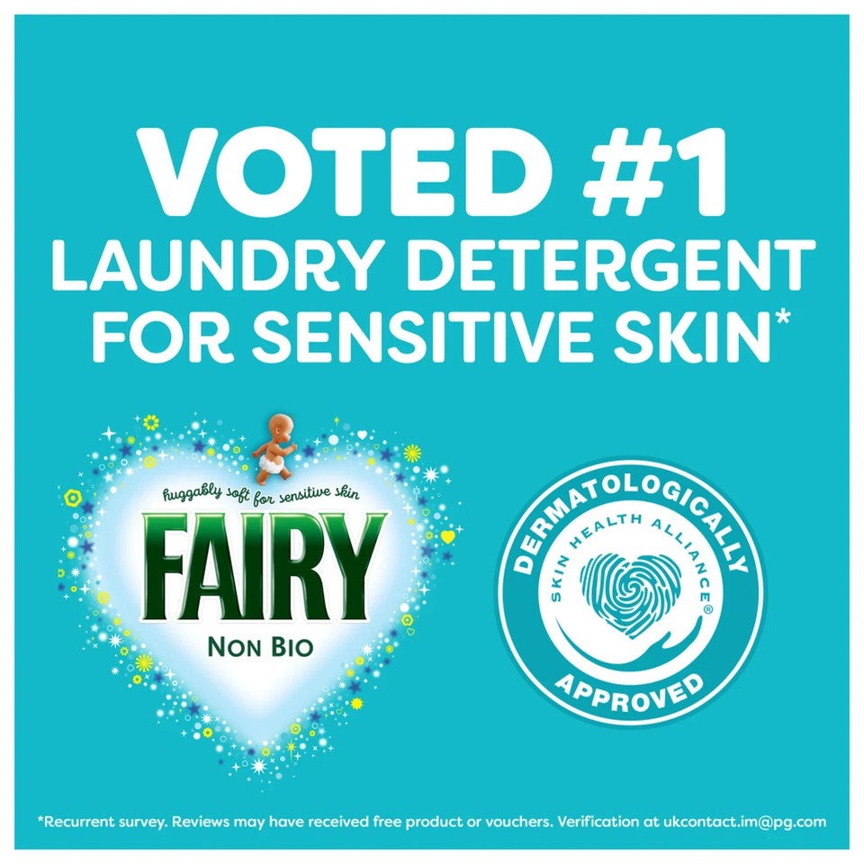 Product photo 4 of 6 — Fairy Non Bio Washing Liquid Pods, For Sensitive Skin 50 Washes
