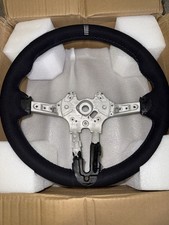 Bmw F30 F32 F80 F82 Alcantara M Stitched Steering Wheel With White Center Stripe Bmw F30 F32 F80 F82 Alcantara M Stitched Steering Wheel With White Center Stripe