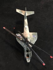 Tim Mee Military Defender Copter missing 2 missiles in good condition