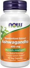 NOW Supplements, Ashwagandha Withania somnifera 450 mg 90 Count Pack of 1 