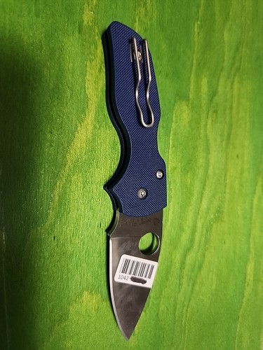 Spyderco Knife Lil' Native Cobalt Blue G10 SPY27 C230GPCBL Factory Second