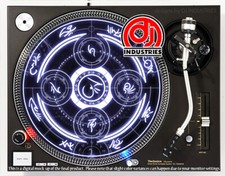 Hydroglyphic - 7"-12" DJ slipmat for LP turntable record player