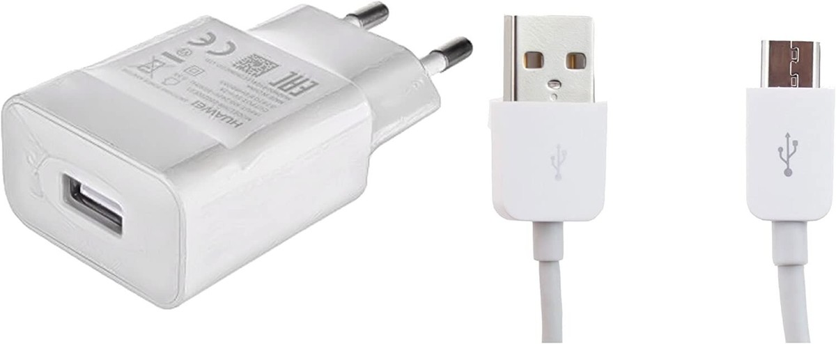Caricabatterie Rapido Huawei HW-059200EHQ &ndash; 2A, Bianco &ndash; Originale, Compatibile Con Molti Modelli