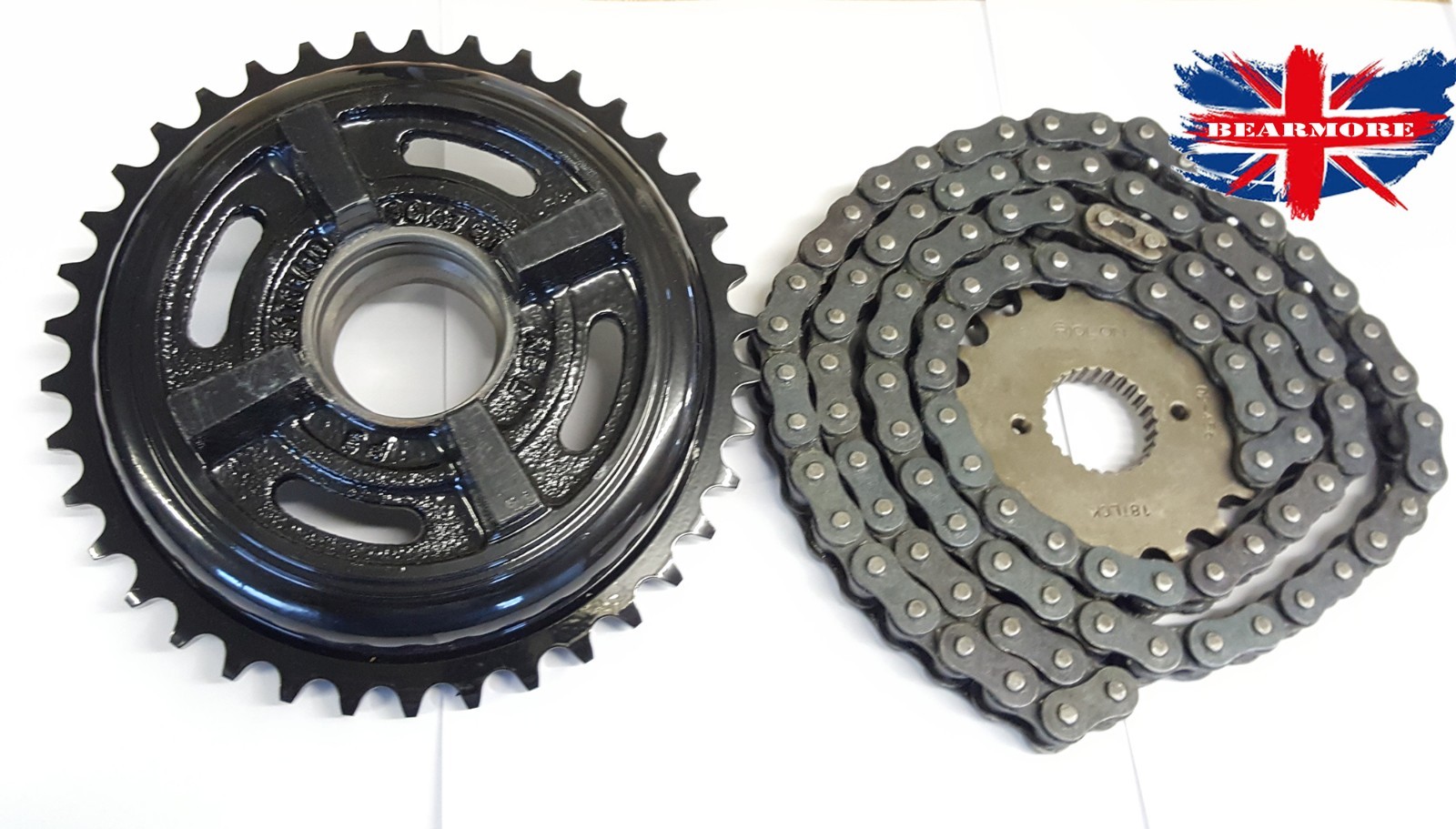 DRIVE CHAIN SPROCKET SET FOR ROYAL ENFIELD BULLET CLASSIC 500cc EFI PN