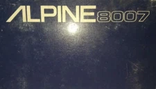 Alpine 8007 Car Alarm w/Siren | Old School Head Unit Security System (New!)