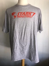 STARK INDUSTRIES Official Marvel IRON MAN Movie Men's Tony Stark T-Shirt Sz 2XL