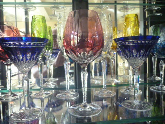 VARGA CRYSTAL LIGHT RASPBERRY NEW WINE/WATER HOCK 9 3/8