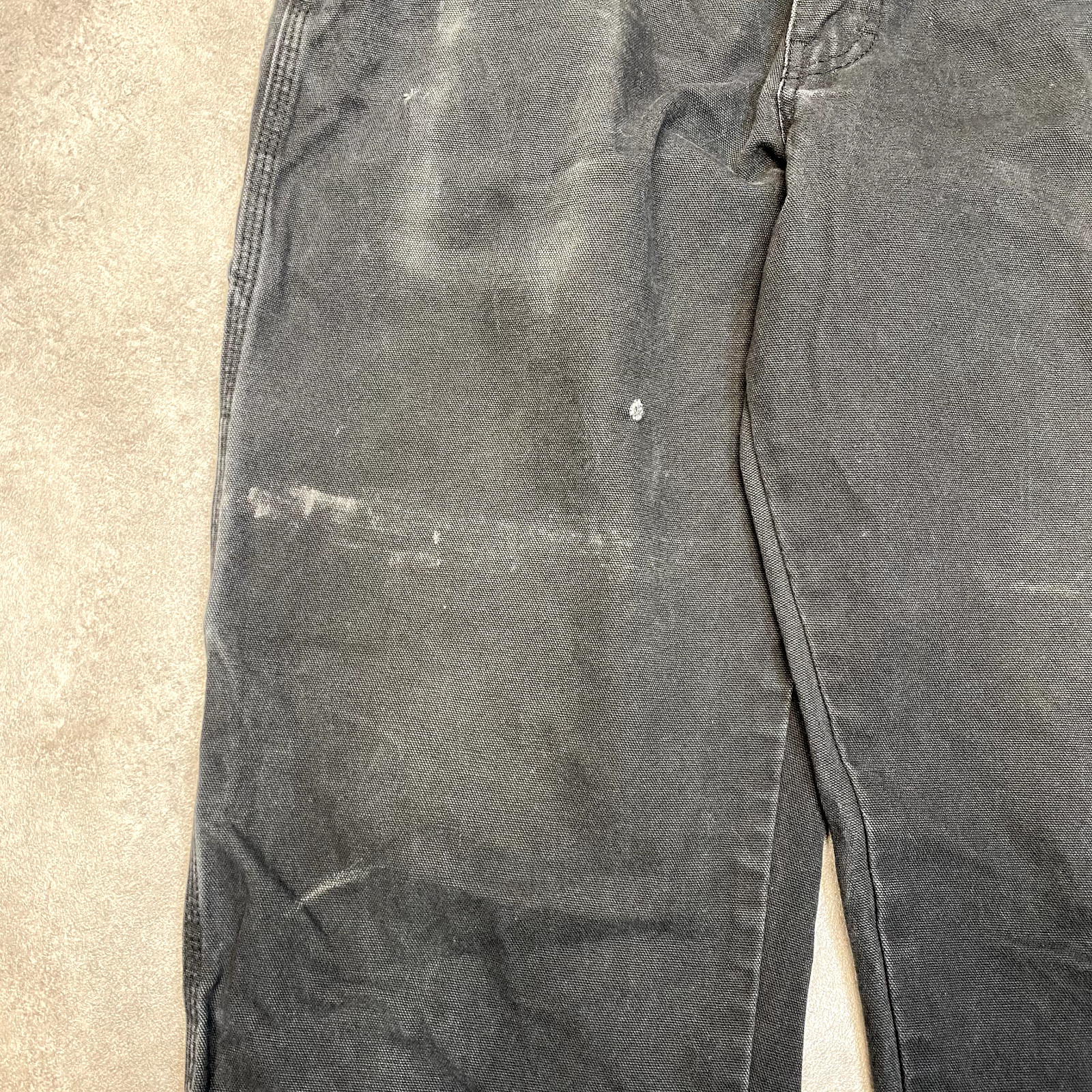 Dickies Jeans Mens 34" Vintage Denim Carpenter Workwear Trousers, Black image 7
