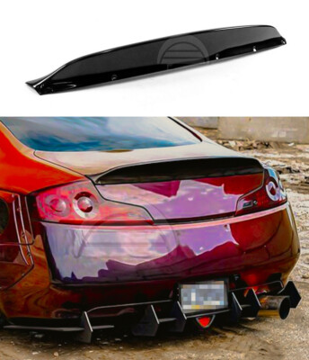 Ducktail Spoiler for Infiniti G35 Nissan Skyline V35 02 - 07 Duckbill Rear Trunk