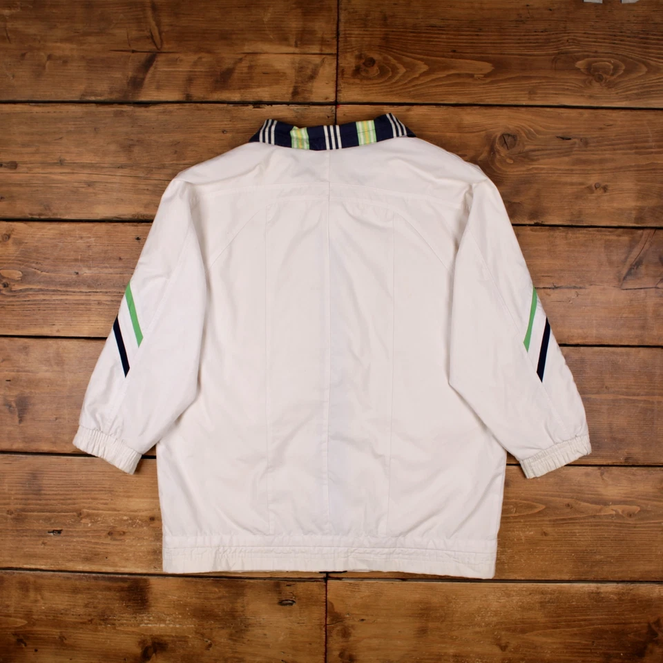 Vintage Current Seen Windbreaker Jacket XL 90s Cream Womens - Image 2 of 4