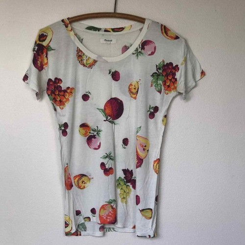MADEWELL Fresh Fruit Short Sleeve Tee Natural XS - Picture 2 of 10