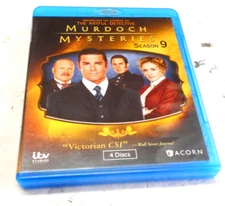 Murdoch Mysteries: Season 09 (Blu-ray, 2015) - 4 DISC - EXCELLENT