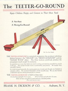3 VINTAGE ADVERTISING SHEETS! 1920s-30s TEETER-GO-ROUND! TOY ASSORTMENT! & MORE!