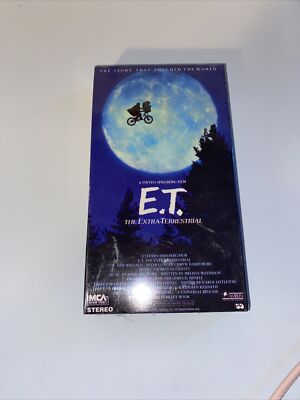 Vintage E.T. The Extra-Terrestrial VHS Movie Factory Sealed Green Tab