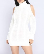Fashion Nova Evelynn Cold Shoulder Sweater