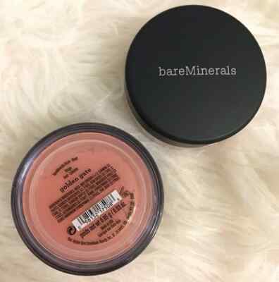 SALE ! BareMinerals Loose Powder Blush Golden Gate .03 oz / .85 g SEALED US