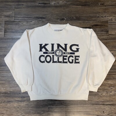 Vtg Gear For Sports King College Crewneck Sweatshirt Big Cotton Relax Fit  Men S