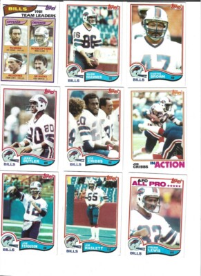 1982 Topps Football - complete your set 1-250