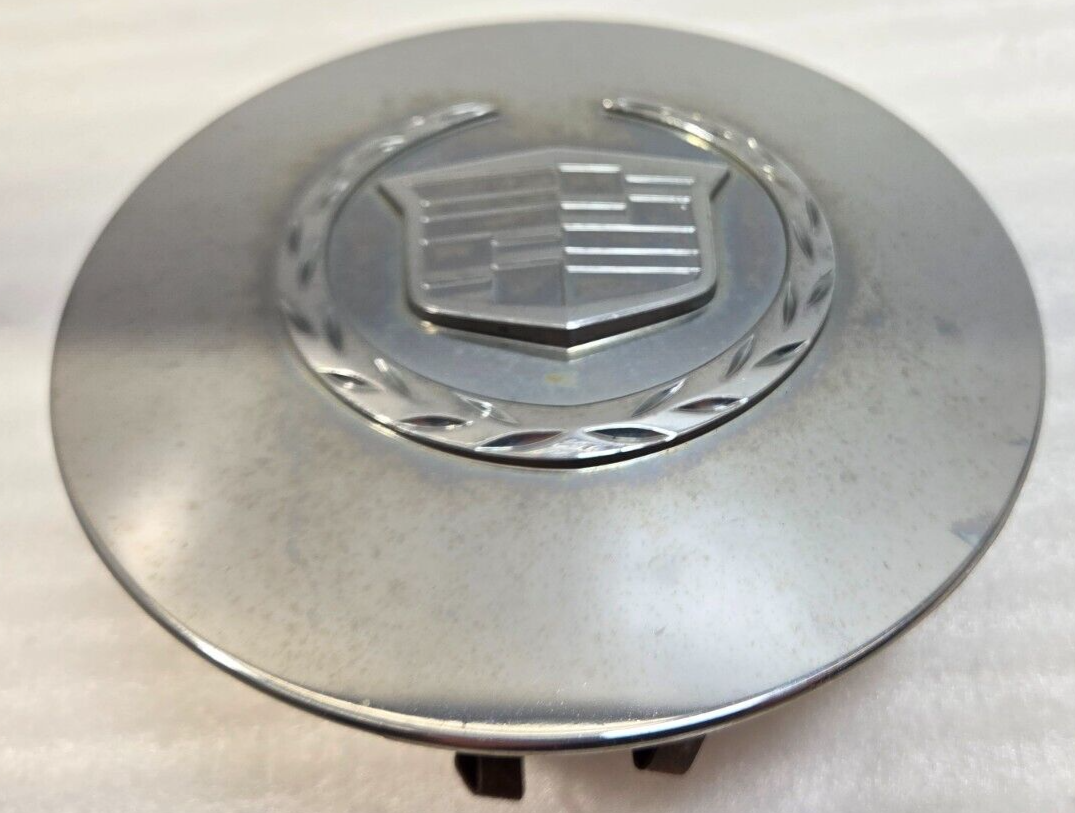 1998-2005 Cadillac Deville DTS OEM Chrome Center Cap Emblem 9593259